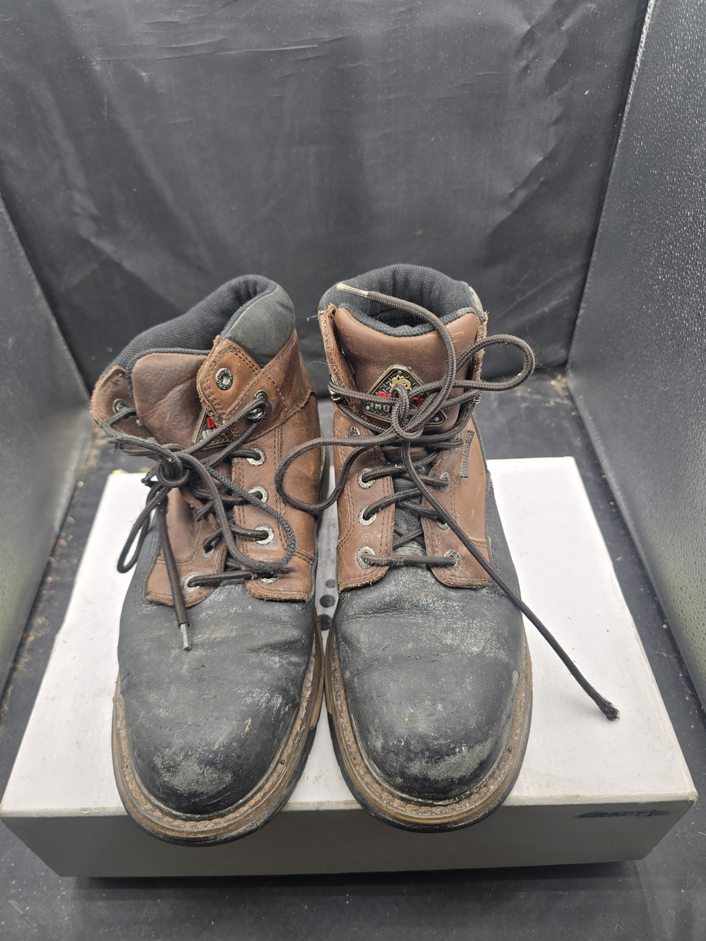 Rocky Brown and Black Chukka Work Boots